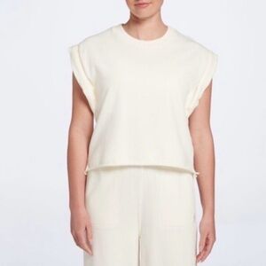 CALIA Extended Shoulder Sleeveless Top